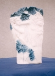 Titolo: Annunciazione (Omaggio a Klimt) -Tecnica: Ceramica policroma - 28x19 cm - 2001 - 0
